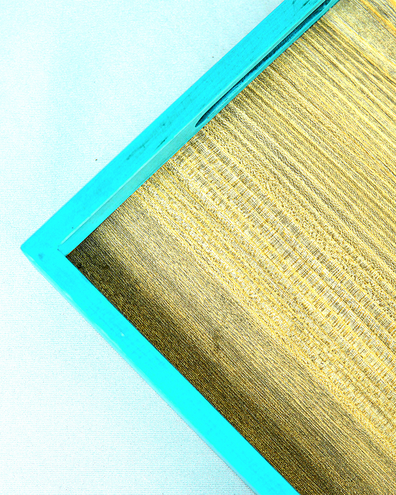 Turquoise Bordered Tray
