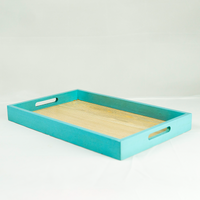 Turquoise Bordered Tray