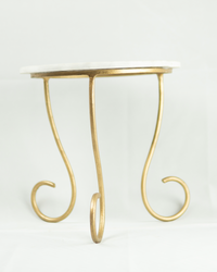 Ivory And Gold Cake Stand