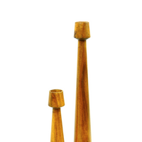 Tree Stump Candle Holders