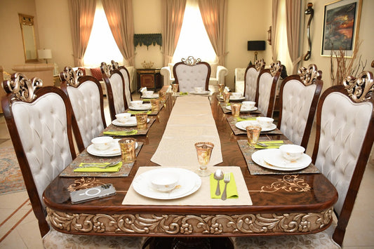 BURL ELAN DINING TABLE