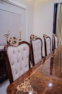 BURL ELAN DINING TABLE