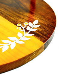Floral Wooden Tray