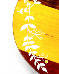 Floral Wooden Tray