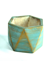 Textured Geometric Planters