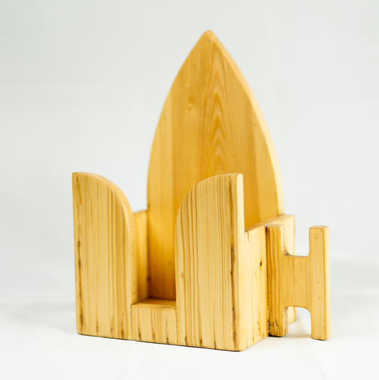 Wooden Iron Stand