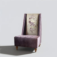Velvet Bloom Chair